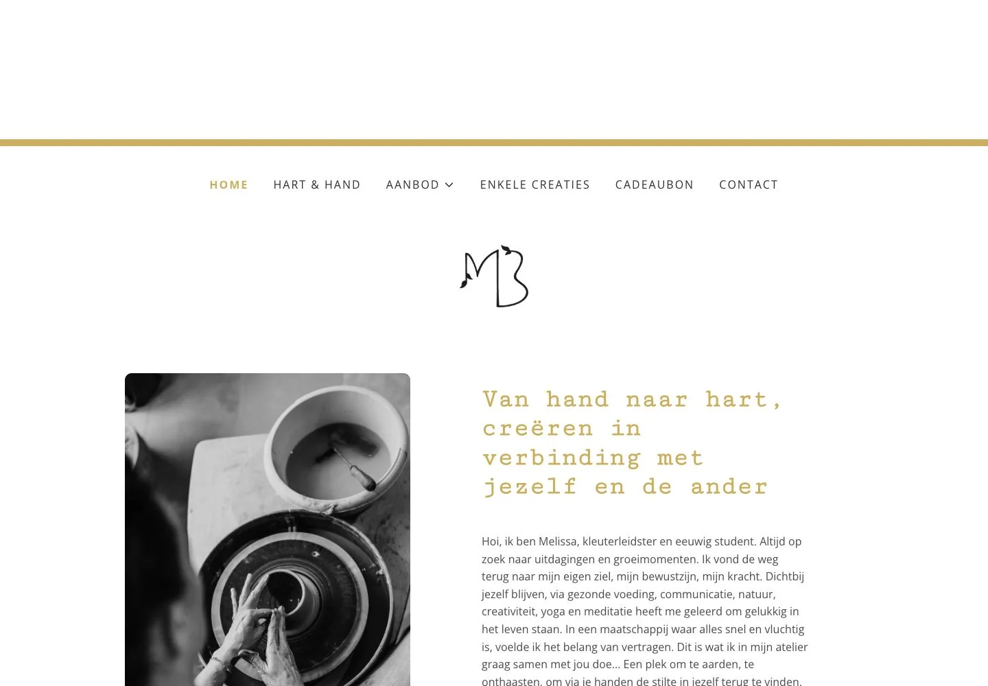 Website van MB Keramiek